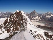 Il Breithorn centrale col Cervino e la Dent Blanche