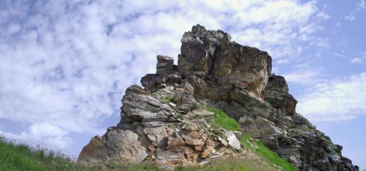 appena sotto la nostra vetta....