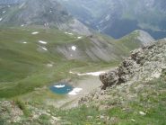 il laghetto sotto la cima