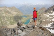 dalla punta di Leppe i laghi Laures