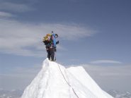 Un tratto esposto della traversata