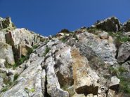 Verso l'uscita del canalino