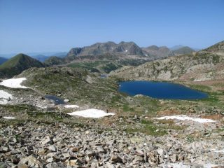 La conca dei laghi vista dall'alto