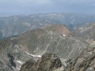 Uno sguardo dalla vetta verso Lombarda e Vermeil