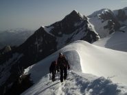 ...con l'Aig.lle de Bionassey sullo sfondo