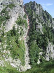 Il canalone verso la Porta