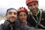 autoscatto prima di scendere di corsa