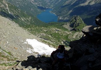 Arrivo al colle della Crocetta