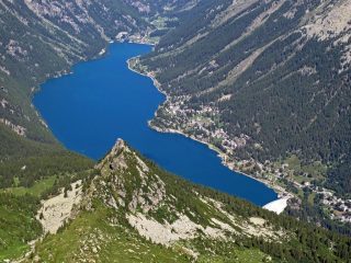 Impareggiabile vista sul lago di Ceresole