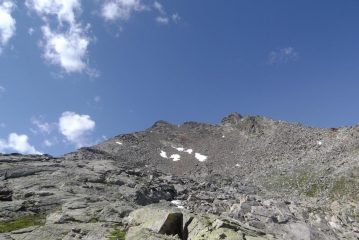 cima con canalone finale