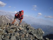 loris in cima al monveso  3322m in solitaria
