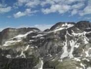 La piatta cima delle Piodelle, l'Helsenhorn e la Punta di Boccareccio