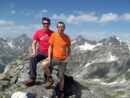 Ciolly e Tapio in vetta