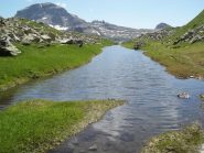 Il laghetto a quota 2350 (sentiero GTA Passo Valtendra-Scatta d'Orogna)