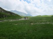 Ritorno al pianoro del torrente Grande Eau