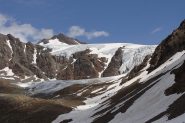uno scorcio verso il ghiacciaio sotto il san matteo