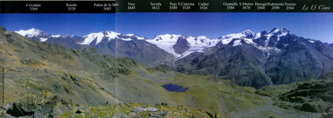 le tredici cime dal monte confinale