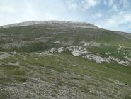 passando sotto la cima