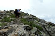 sull'ampio crestone finale (7-8-2013)