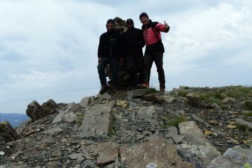 foto di gruppo in vetta (autoscatto) (7-8-2013)