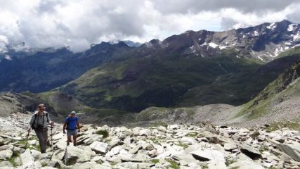 arrivando al colle della Gran Rossa