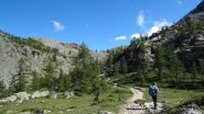 verso il colle del lago Bianco