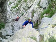 Balestra nel camino d'accesso...
