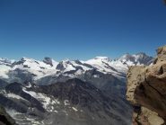 Uno scorcio panoramico sui Mischabel