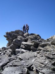 i miei compagni in vetta...