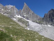 Aiguille Noire de Peuterey e ghiacciaio del Freney