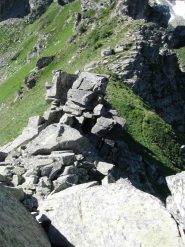 salendo alla pelousa la Bocchetta