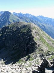 la deserta dalla vetta della Pelousa