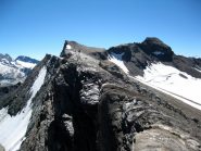 Discesa lungo la cresta