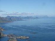 vista sulle Lofoten verso nord
