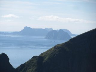 vista verso sud verso Vaeroy