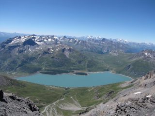 panorama da cartolina sul moncenisio