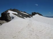 La Centrale e la Sud viste salendo alla Nord