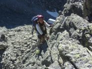 Primo tratto di cresta sopra il Col de Fort