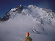 salita al colle del maudit tra seracchi