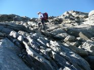 Prima di arrivare al ghiacciaio, rocce montonate 
