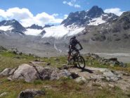 Vista cima e ghiacciaio