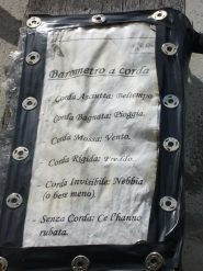 Una simpatica curiosità (non si vede, ma c'è anche un pezzo di corda!)
