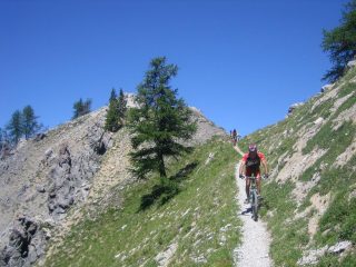 la discesa dal colletto 