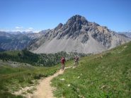 il versante roccioso della Guglia del Mezzodì