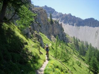 verso la conca sopra la Comba della Gorgia