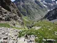 Uscita dal canale dopo il traverso