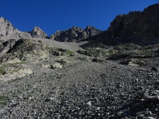 In vista della morena frontale