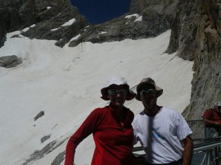 sullo sfondo la breche de la Meije