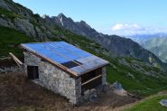 il nuovo bivacco in costruzione al Colle d'Egua