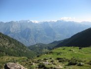Salendo al Passo del Villano - Ambiente appena percorso